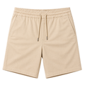 Premium Cotton Drawstring Shorts – Sand Beige | Kessy Wounder