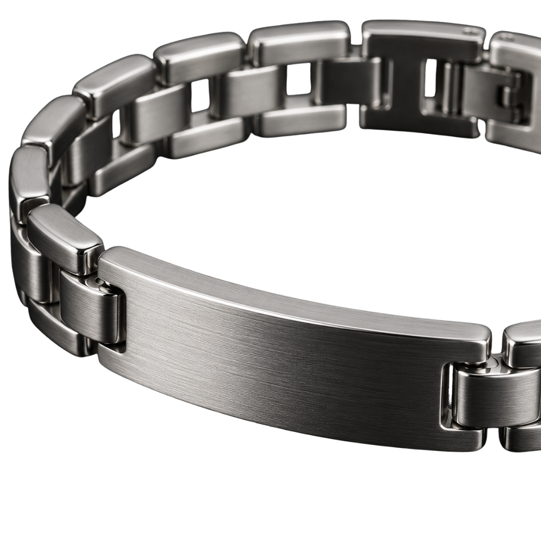 Premium Stainless Steel Link Bracelet – Silver | Kessy Wounder